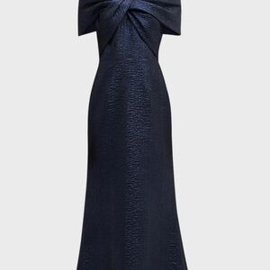 Teri Jon Off Shoulder Long Gown